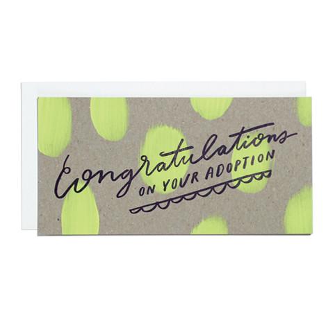 Congratulations on Adoption Greeting Card