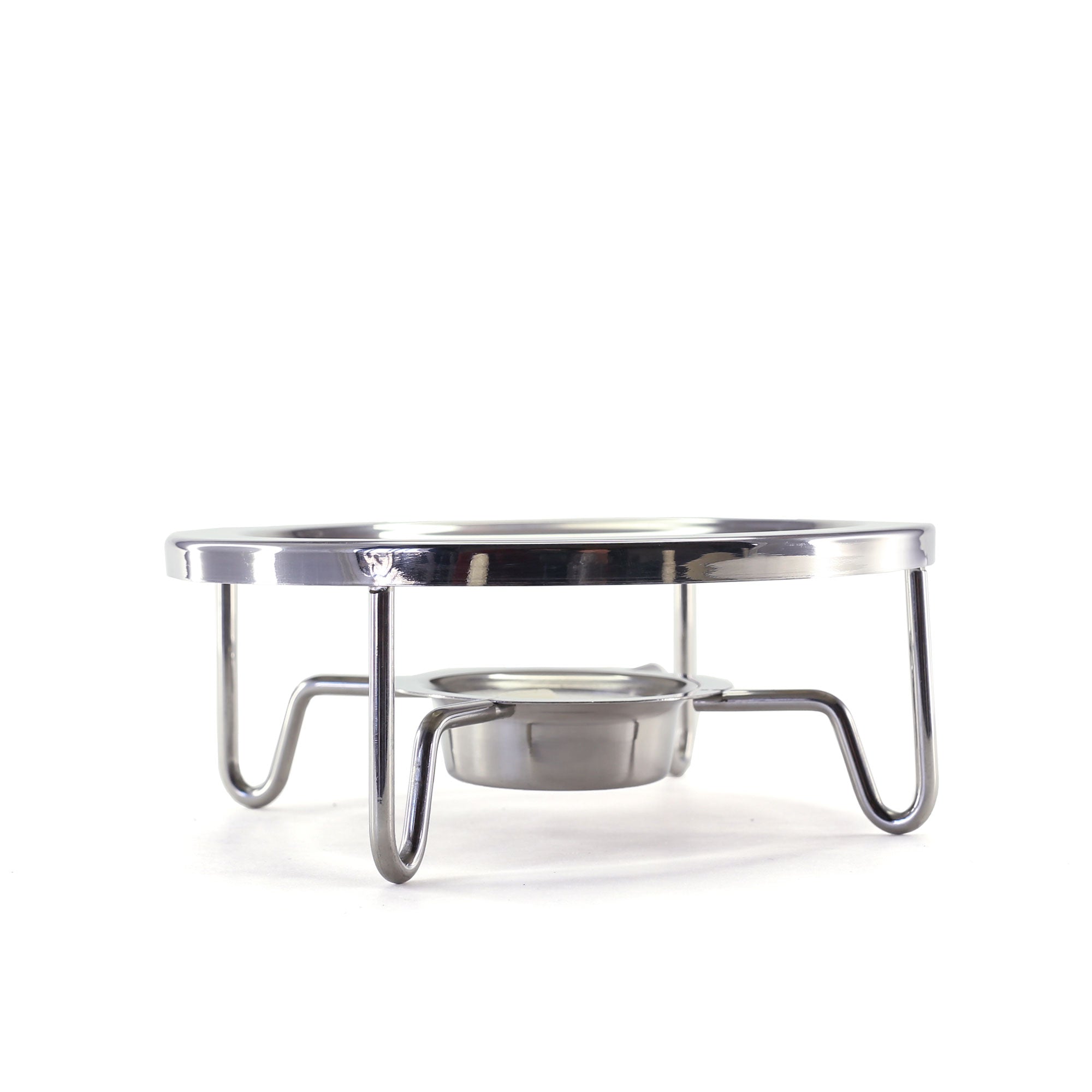Asiatica - Tea Warmer with Candle in Stainless Steel