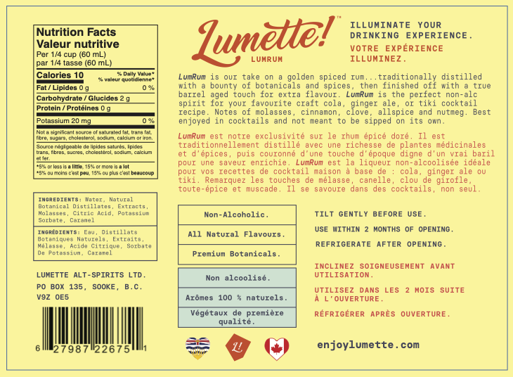 Lumette! - LumRum Alt-Spirit (375ml)