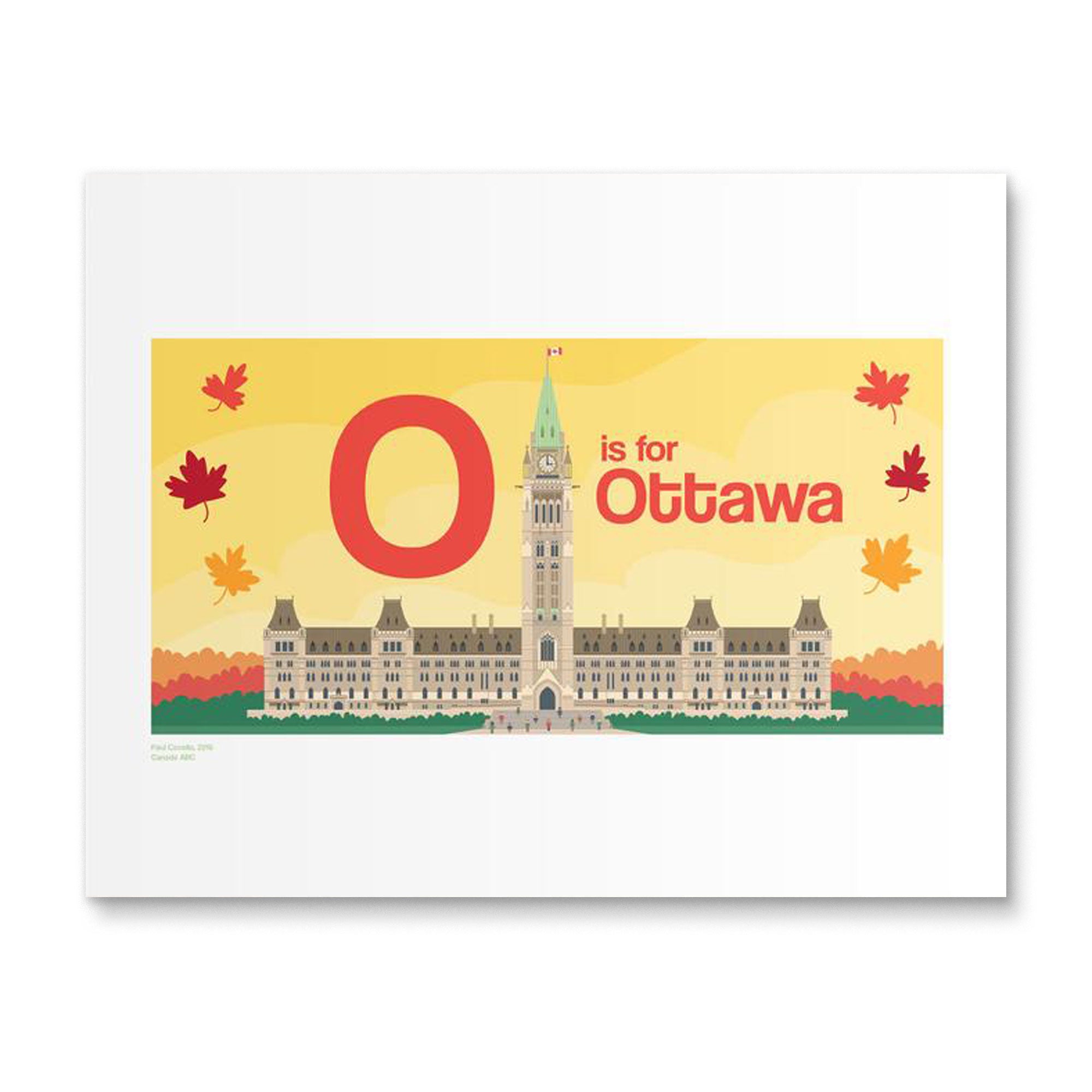 O is for Ottawa Print