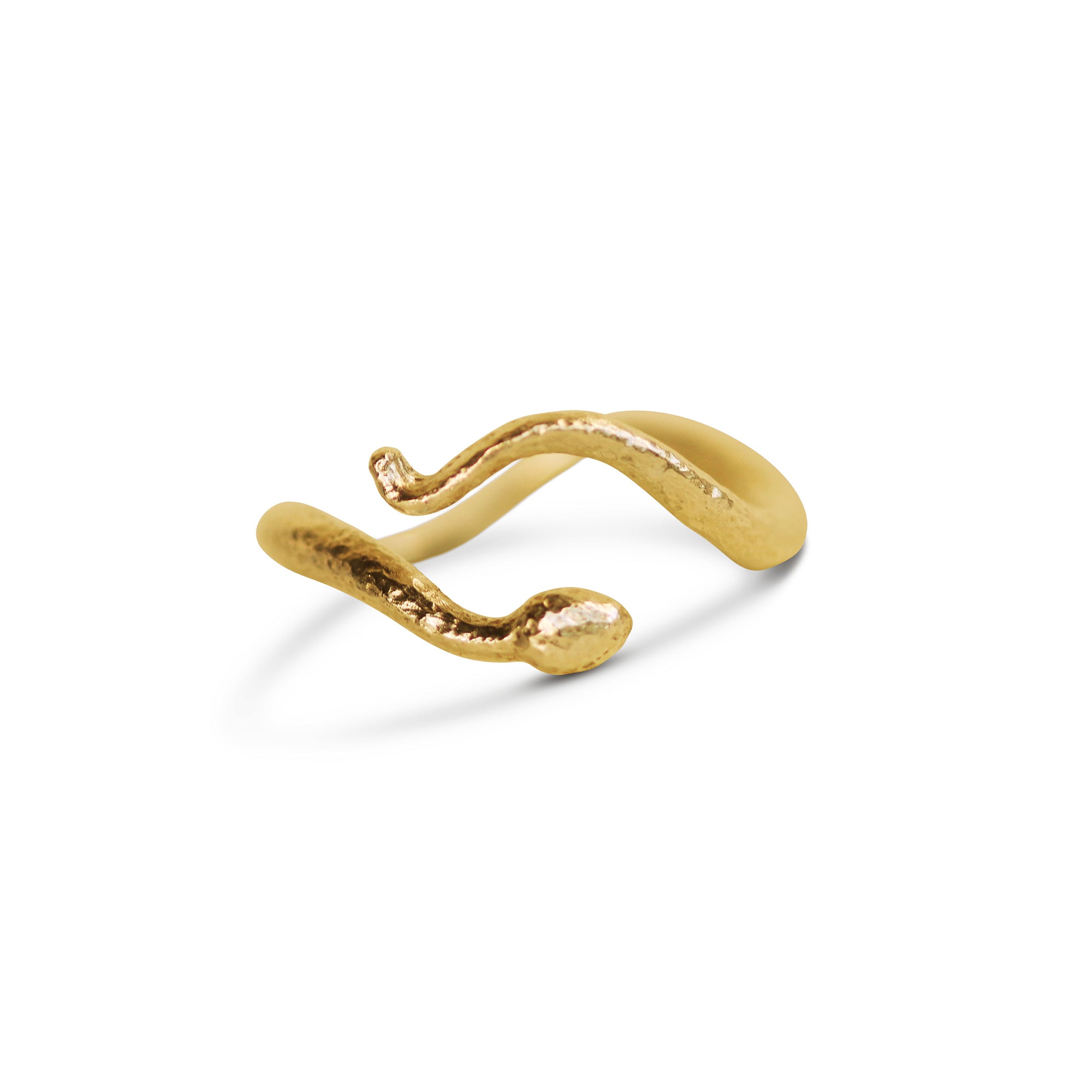 Aimée Kennedy - Snake Ring - 14K Gold Adjustable