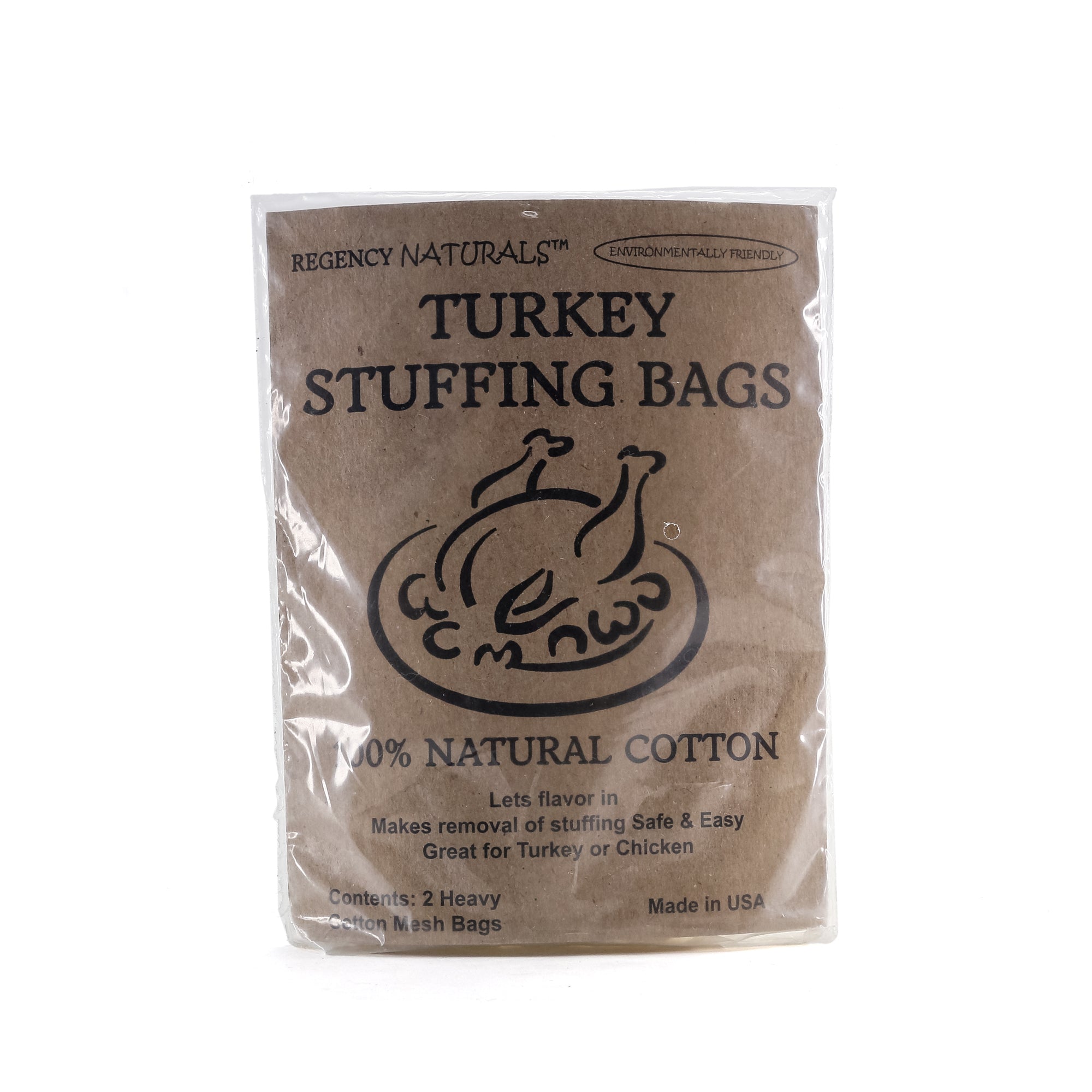 Regency Wraps Natural Turkey Stuffing Bags, White