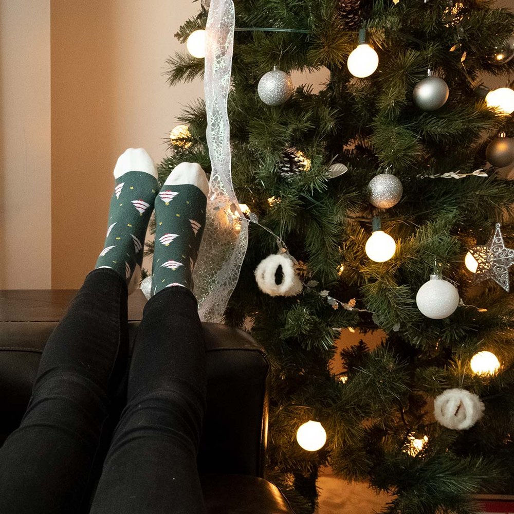 Urban Drawer - Christmas Trees Unisex Socks