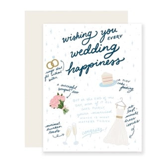 Every Wedding Happiness Greeting Card