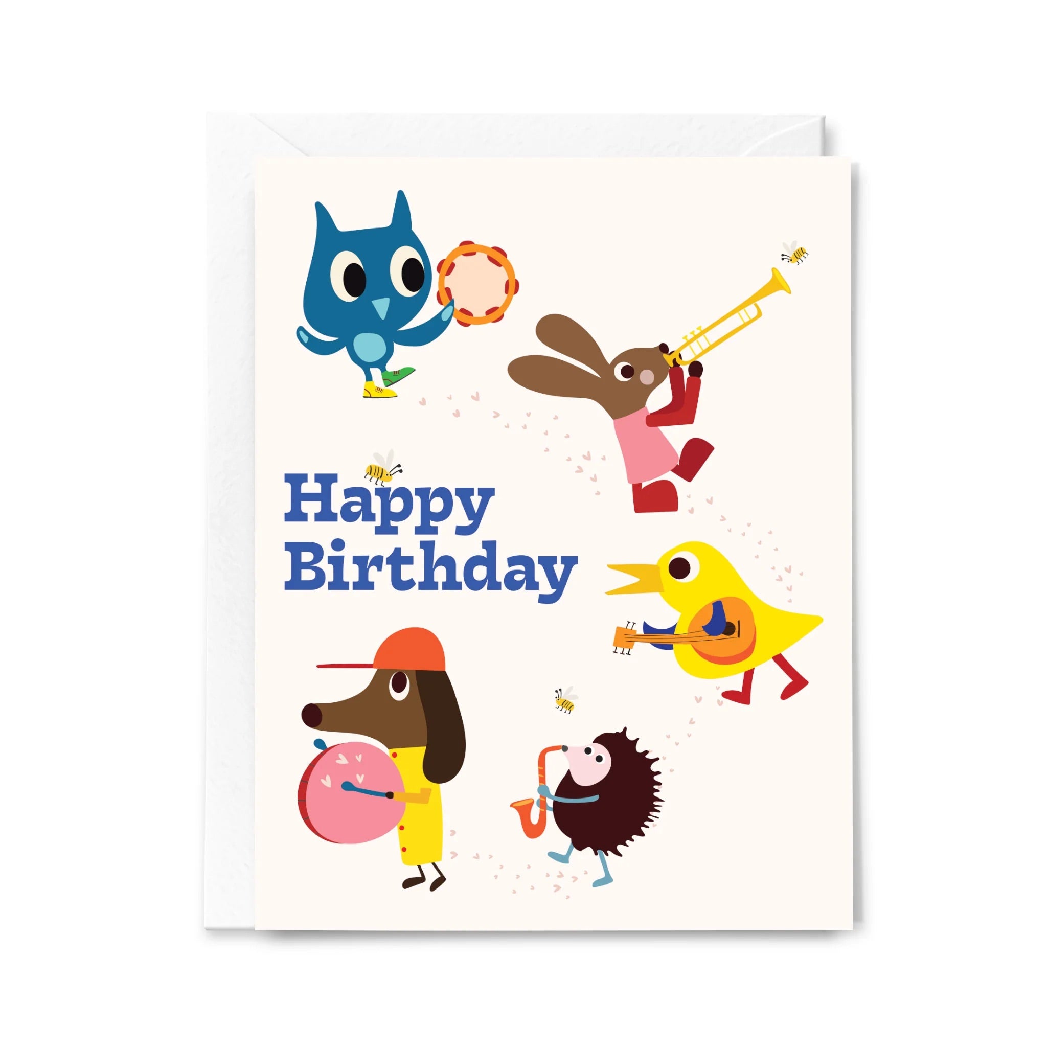 Happy Birthday Band Greeting Card