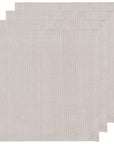 Linen Pinstripe Napkins - Dove Gray (Set of 4)