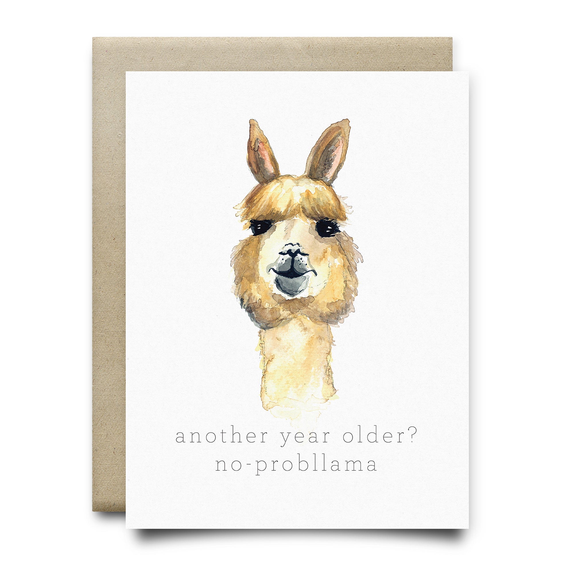 Llama Greeting Card