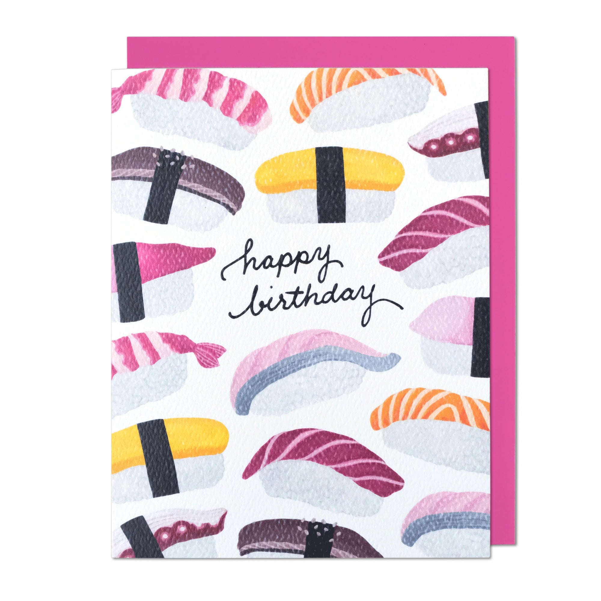 Nigiri Happy Birthday Greeting Card