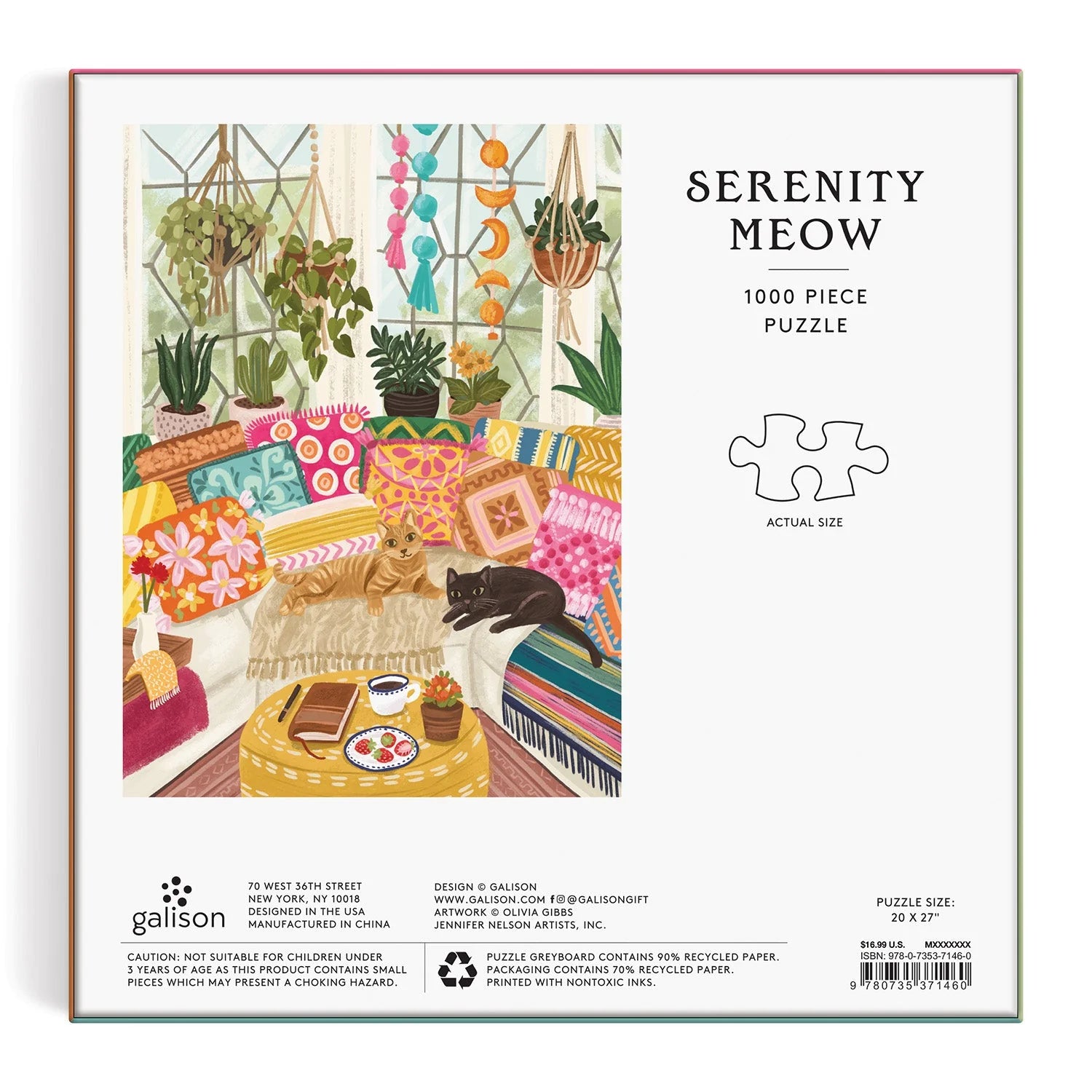 Serenity Meow 1000 Piece Puzzle
