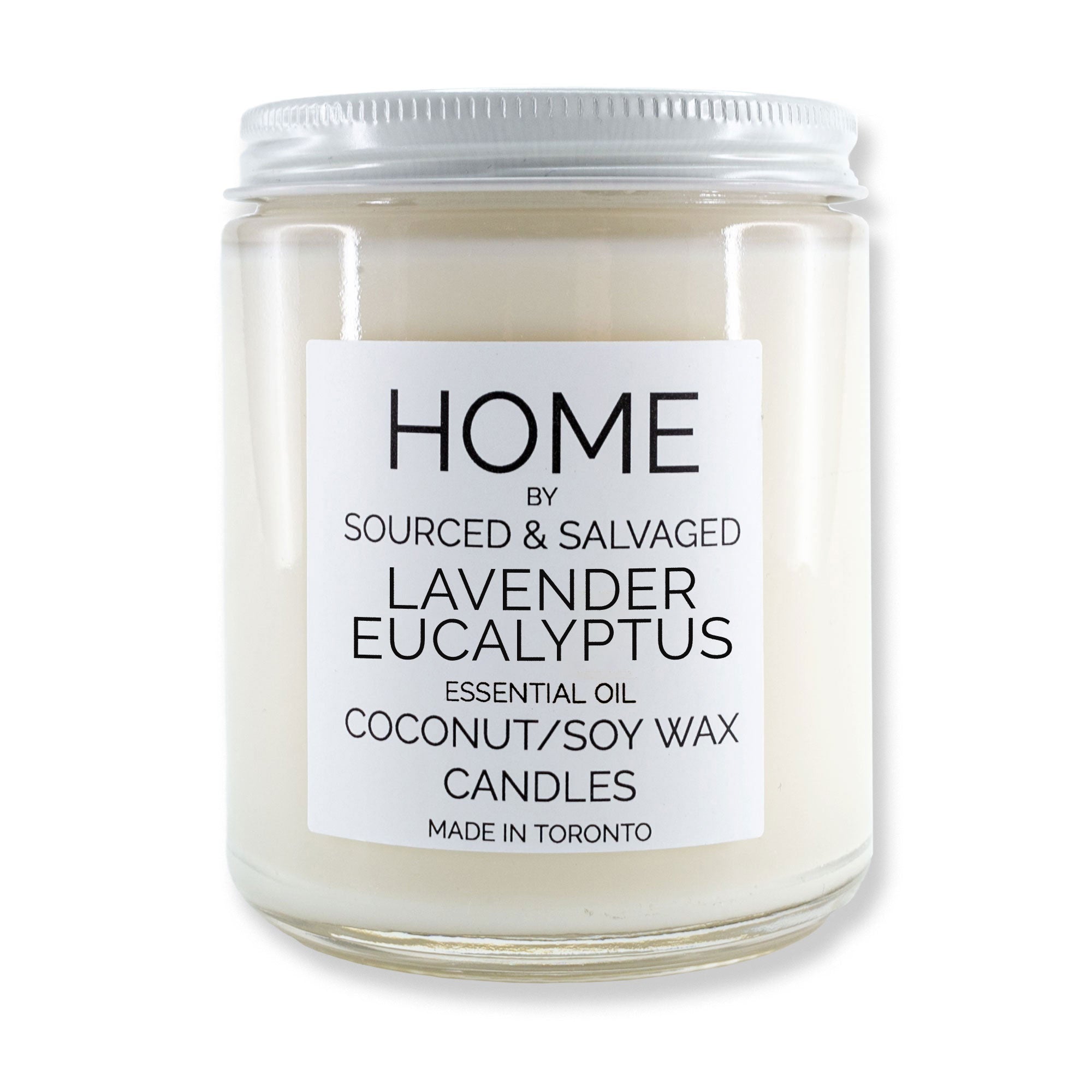 Sourced &amp; Salvaged - Lavender Eucalyptus Essential Oil Candle