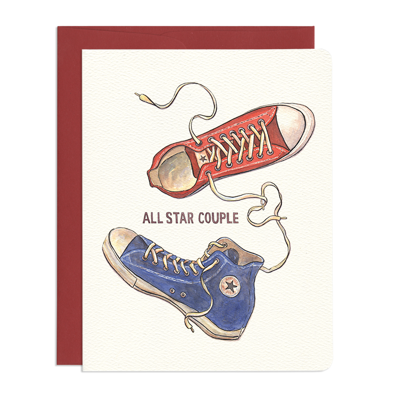 All Star Couple Greeting Card
