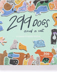 299 Dogs (And A Cat) 300 Piece Puzzle