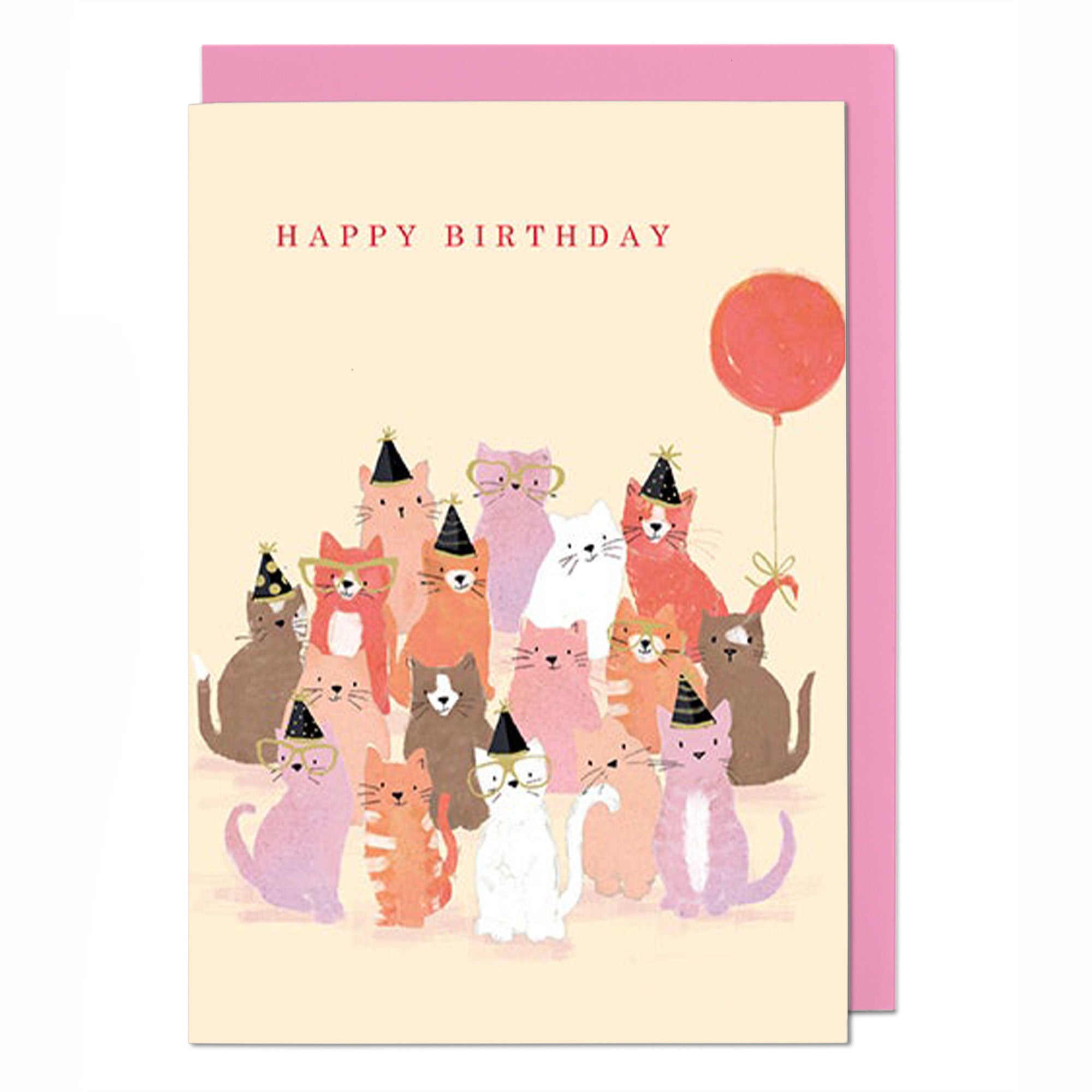Cat Party Greeting Card