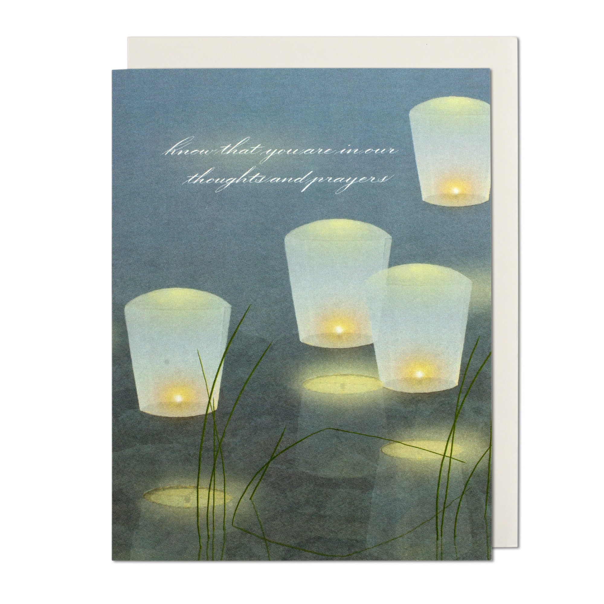 Floating Lanterns Greeting Card