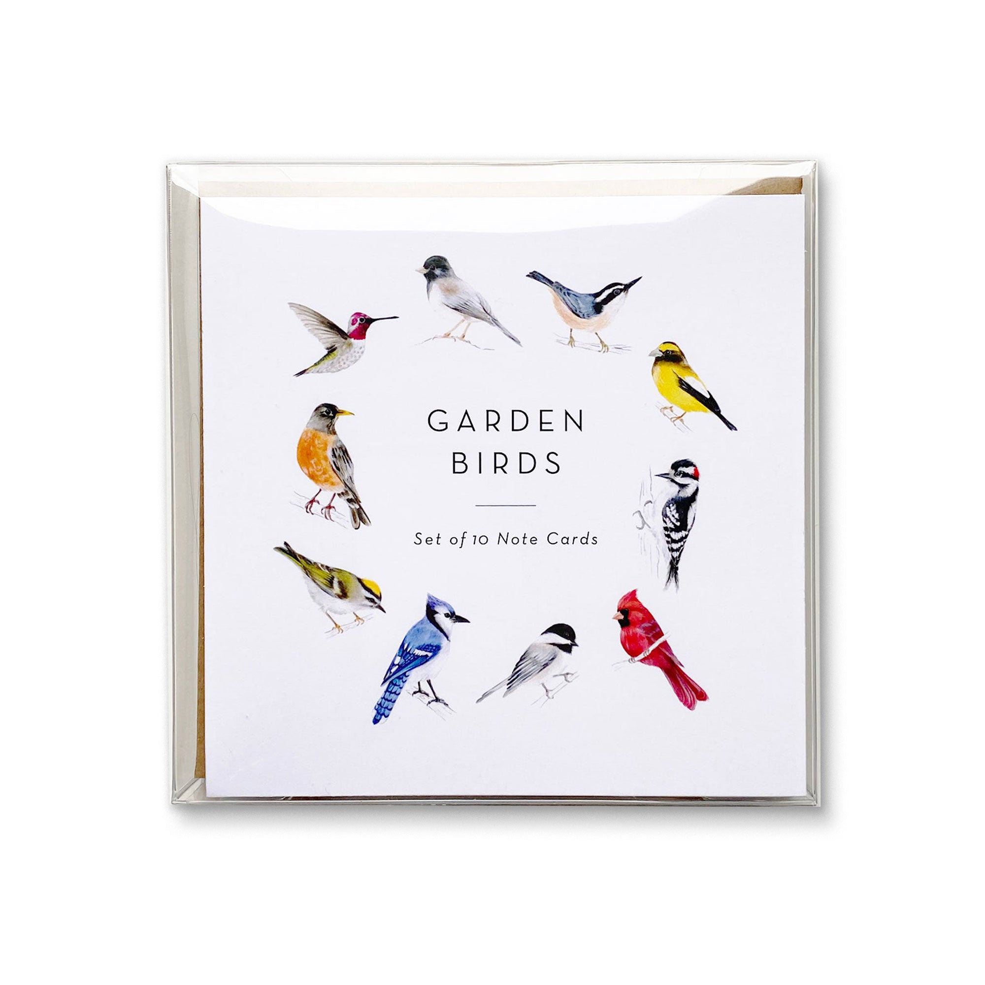 Garden Birds Boxed Card Set