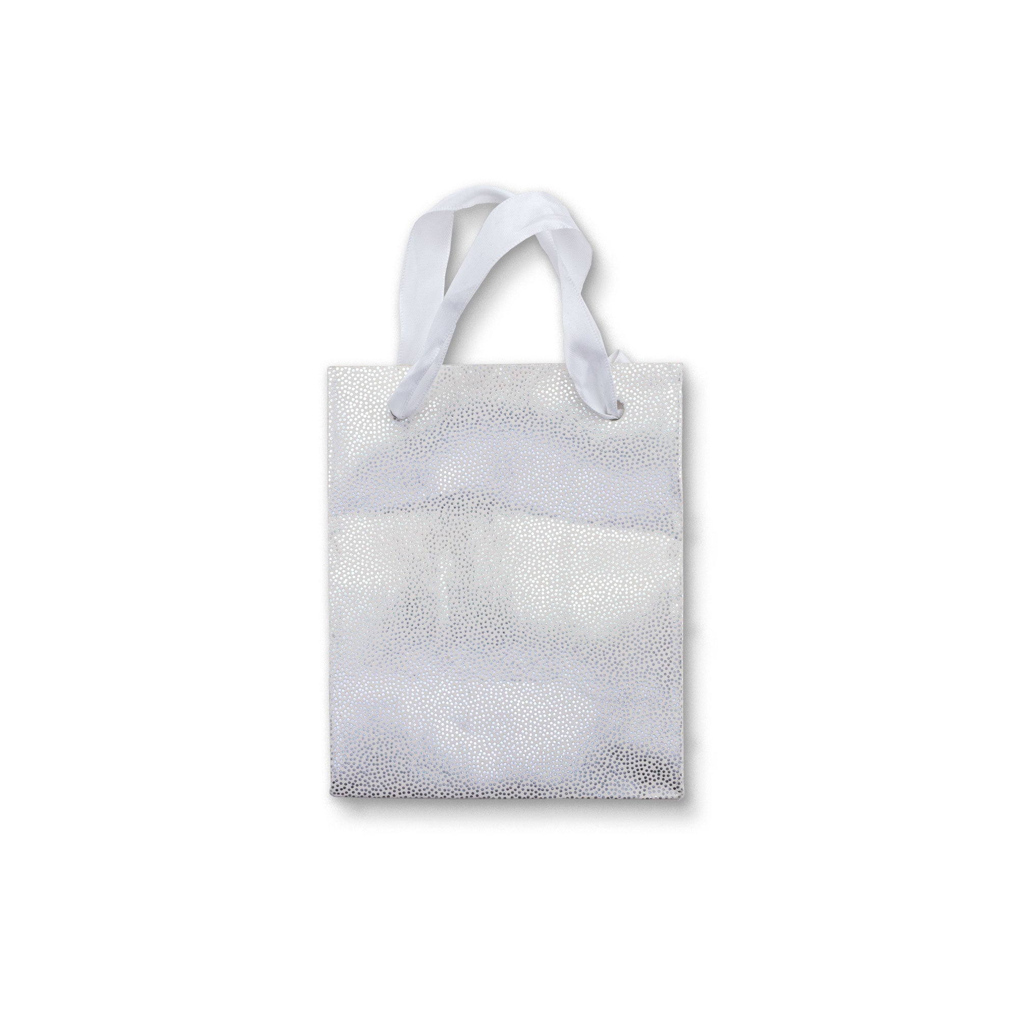 Presto Silver Dot Textured Tiny Bag