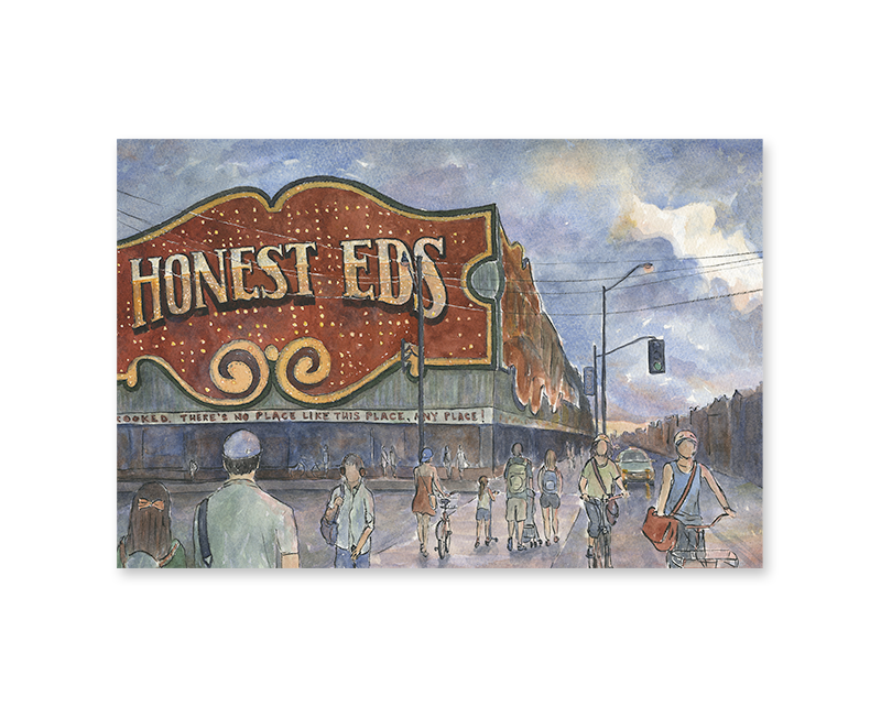 Honest Ed’s Postcard