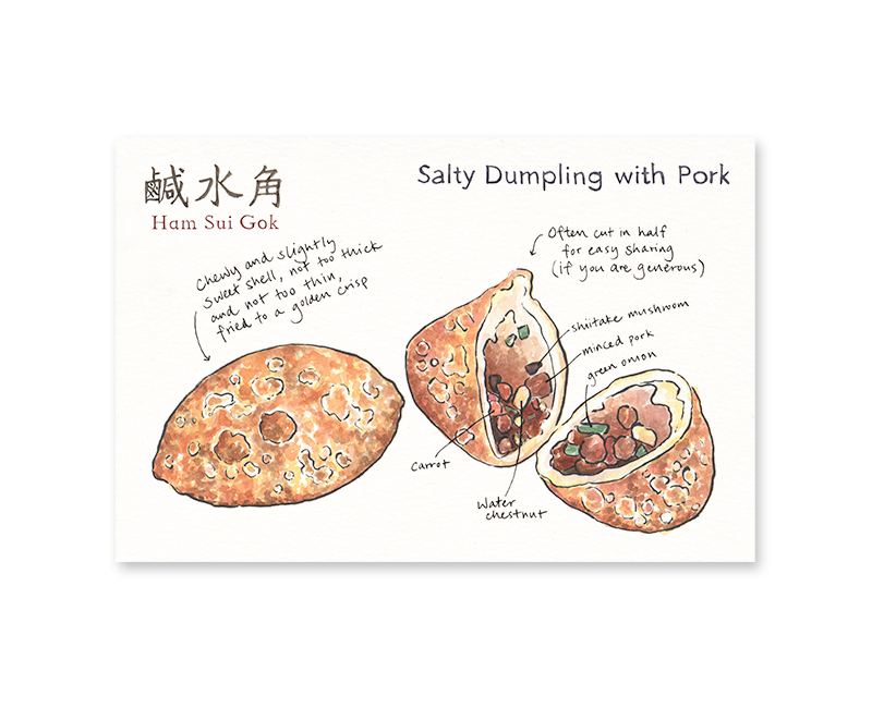 Salty Dumpling Postcard