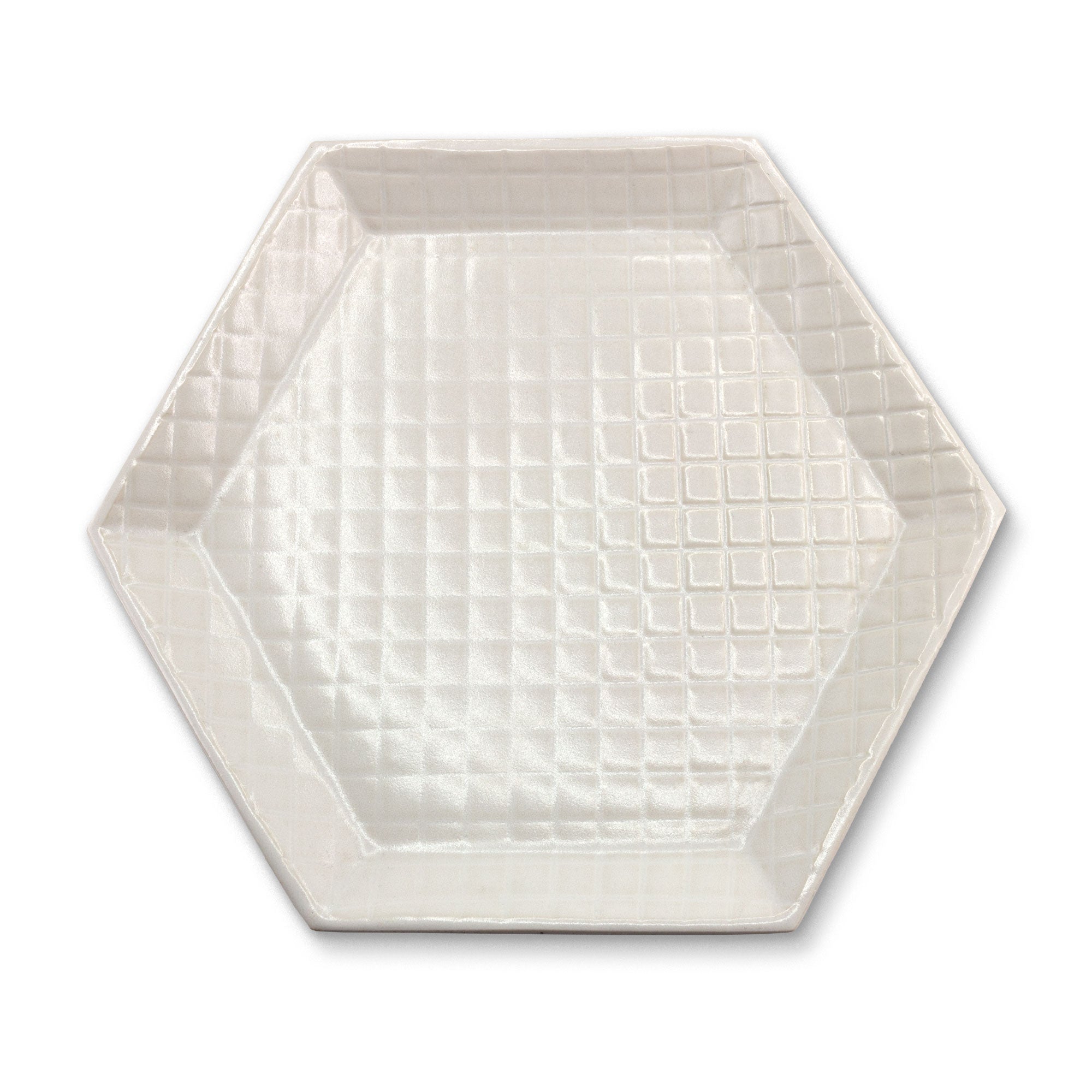 Convivial Productions - Gridded Hexagon Dinner Plate