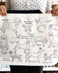 Alphabet Dogs Jumbo Eco Tote Bag