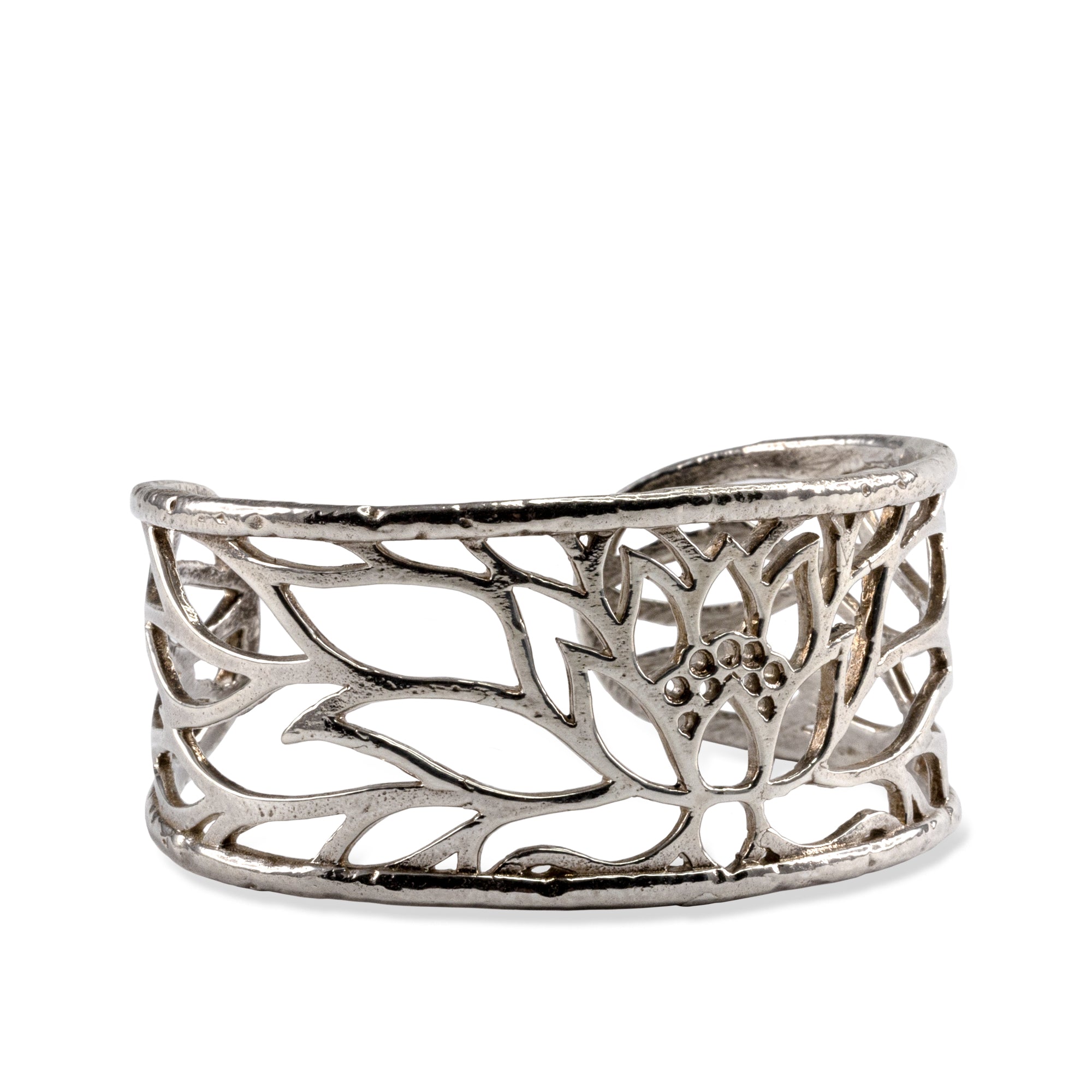 Jewelry Evolution8 - Lotus Cuff in Silver