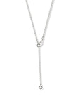 Jewelry Evolution8 - The Four Agreements Bar Necklace in Silver - 20-30"