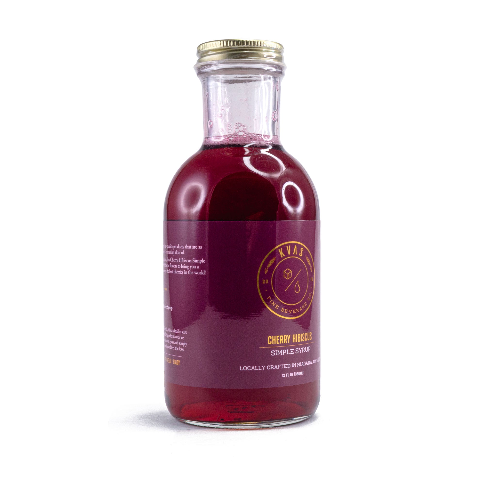 Kvas Fine Beverage - Cherry Hibiscus Syrup