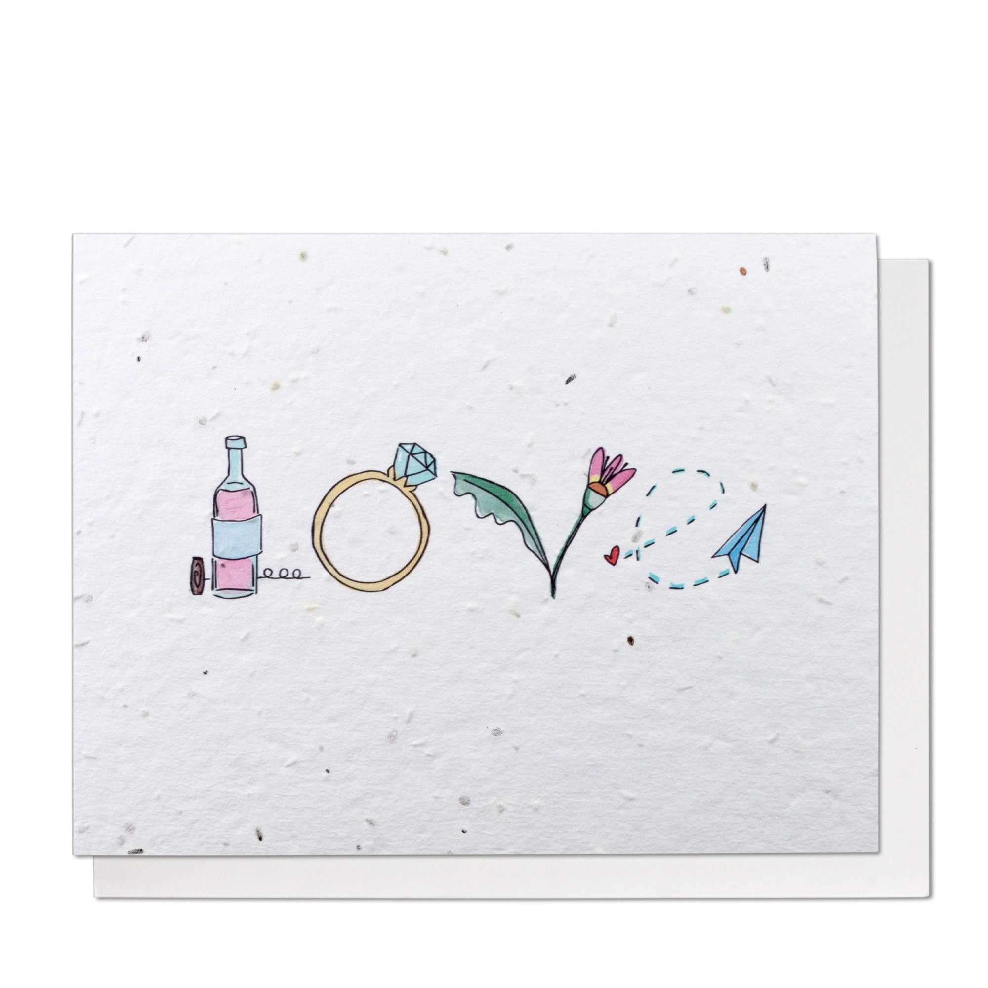 Love Symbols Greeting Card