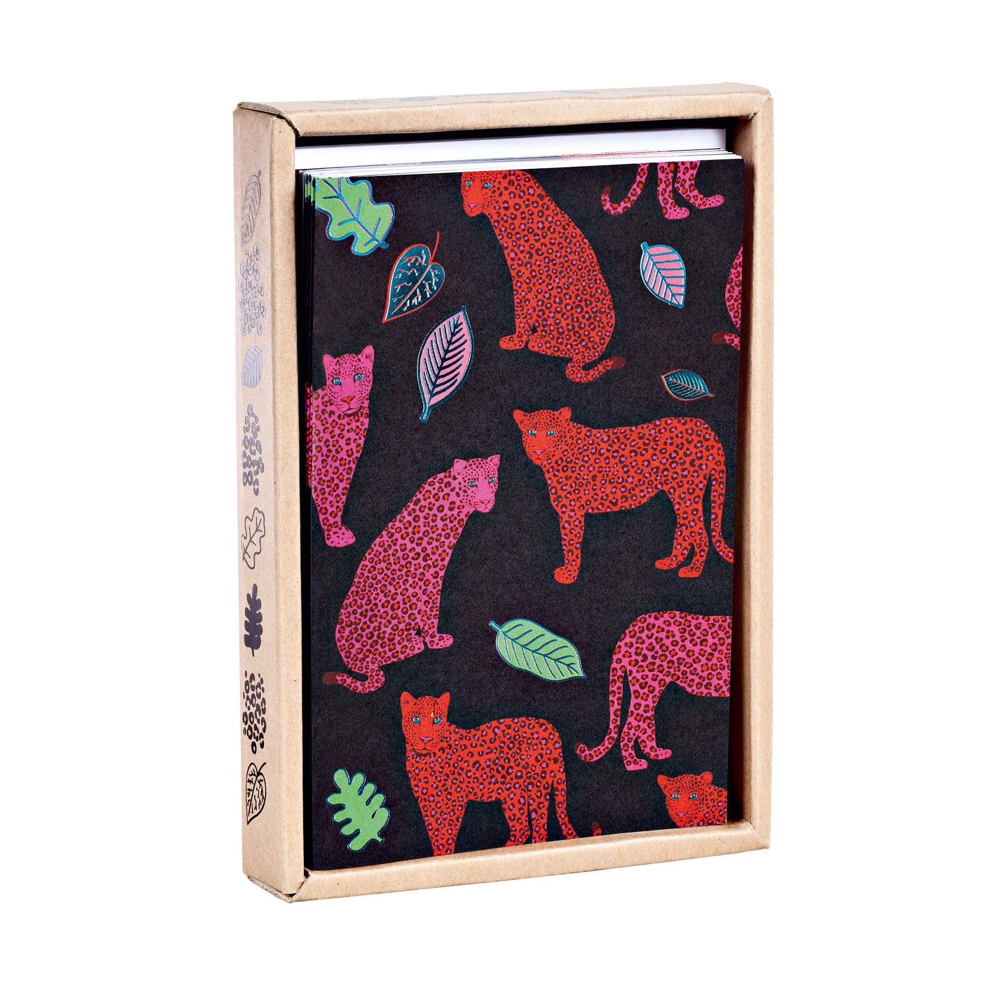 TeNeues - Luxe Leopards Foil Notecards (Set of 10)
