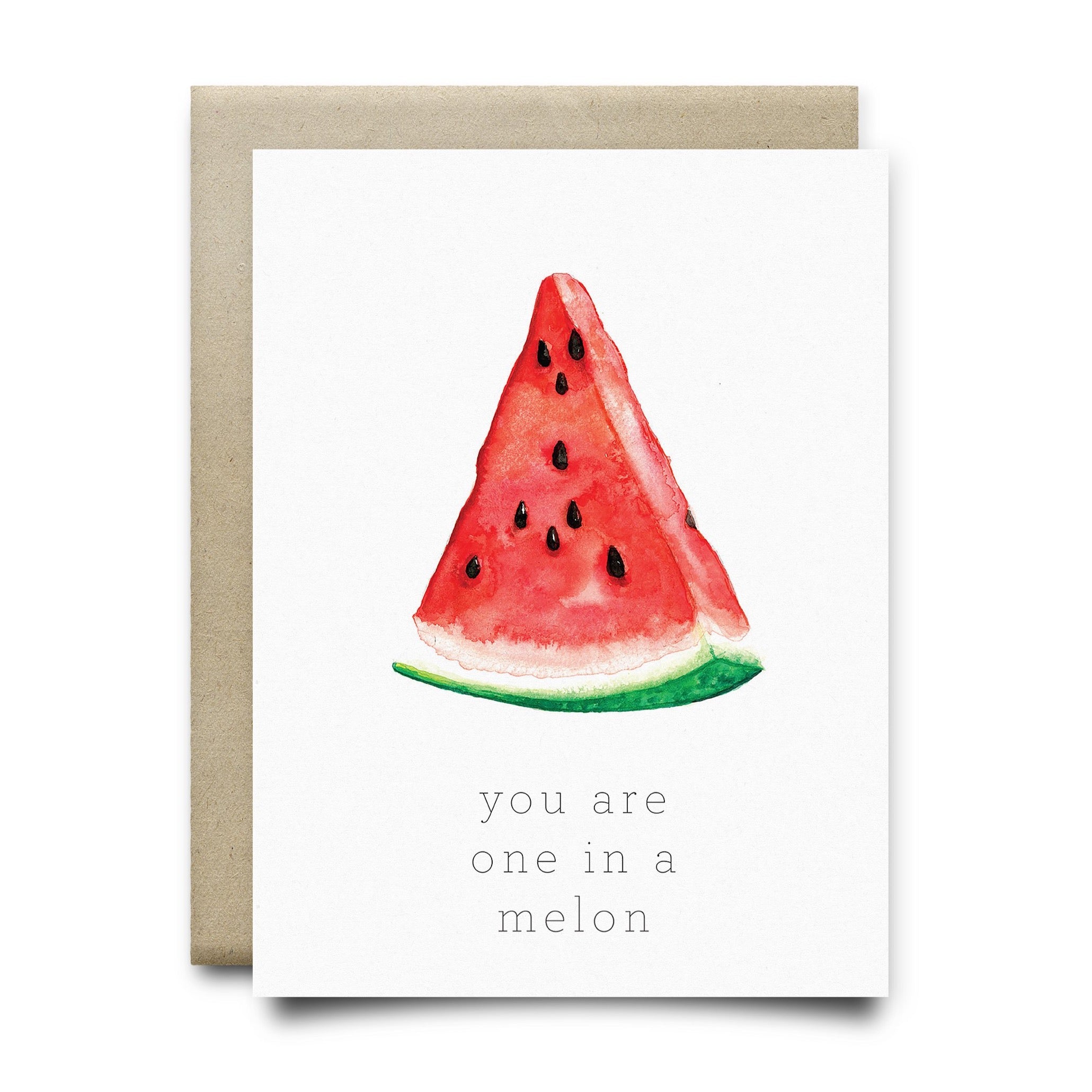 Melon Greeting Card