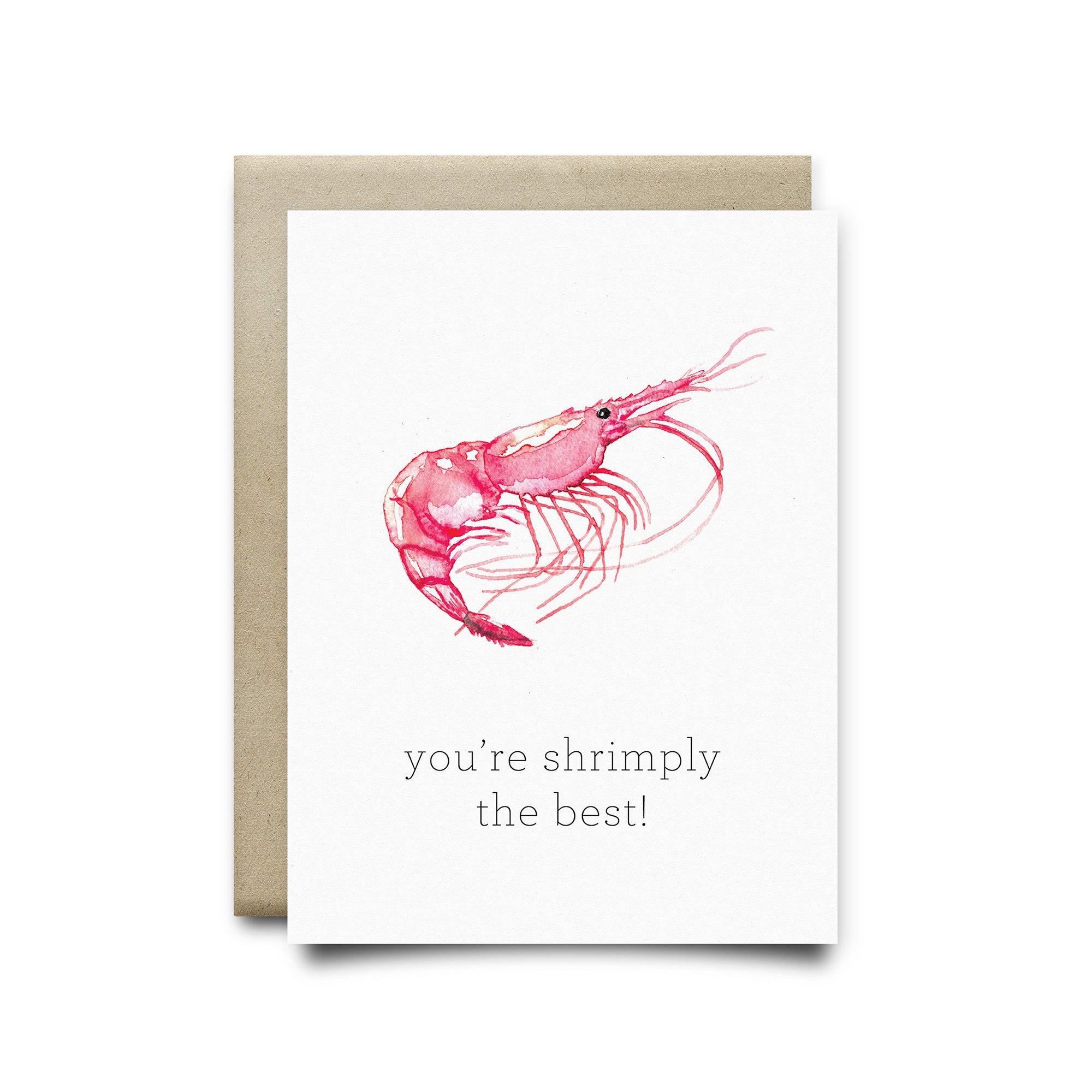 Shrimp Greeting Card