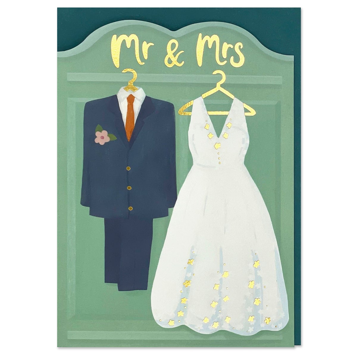 Suit and Dress Greeting Card