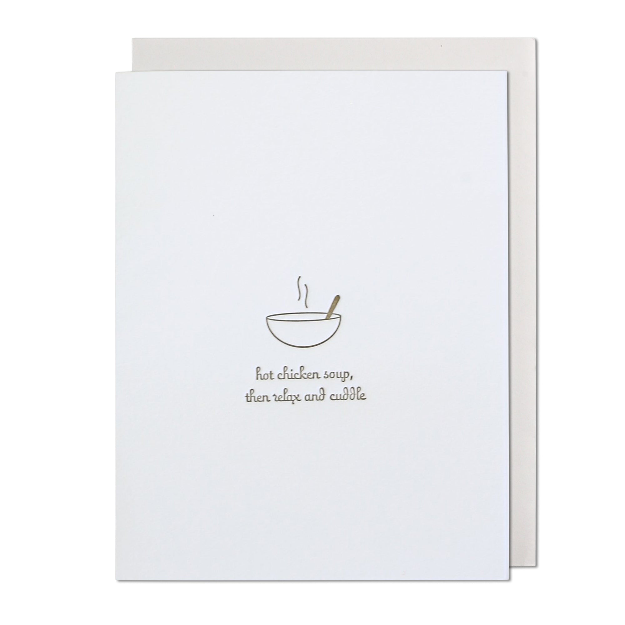 Hot Chicken Soup Greeting Card