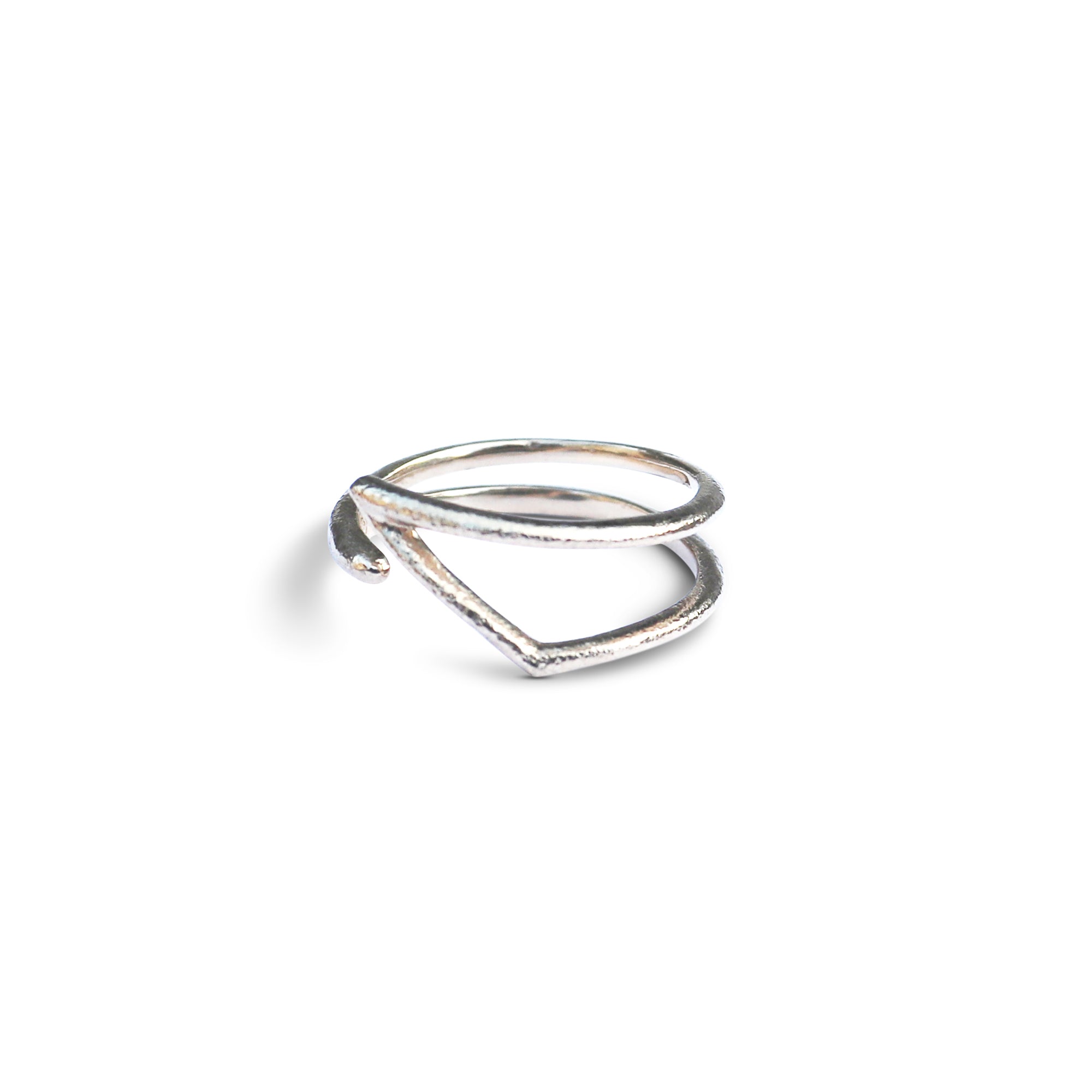 Aimée Kennedy - Wedge Ring - Silver Adjustable