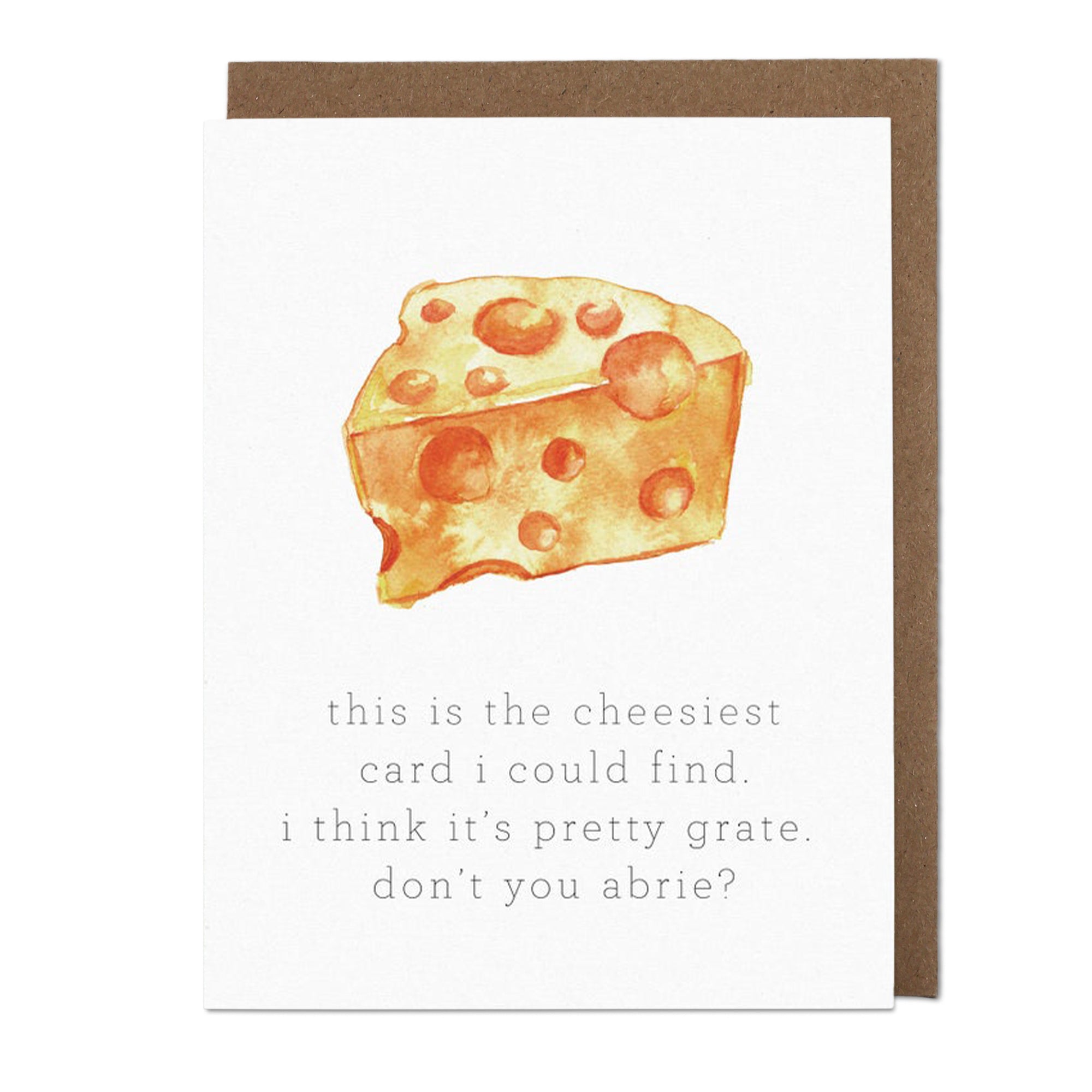 Cheese Greeting Card