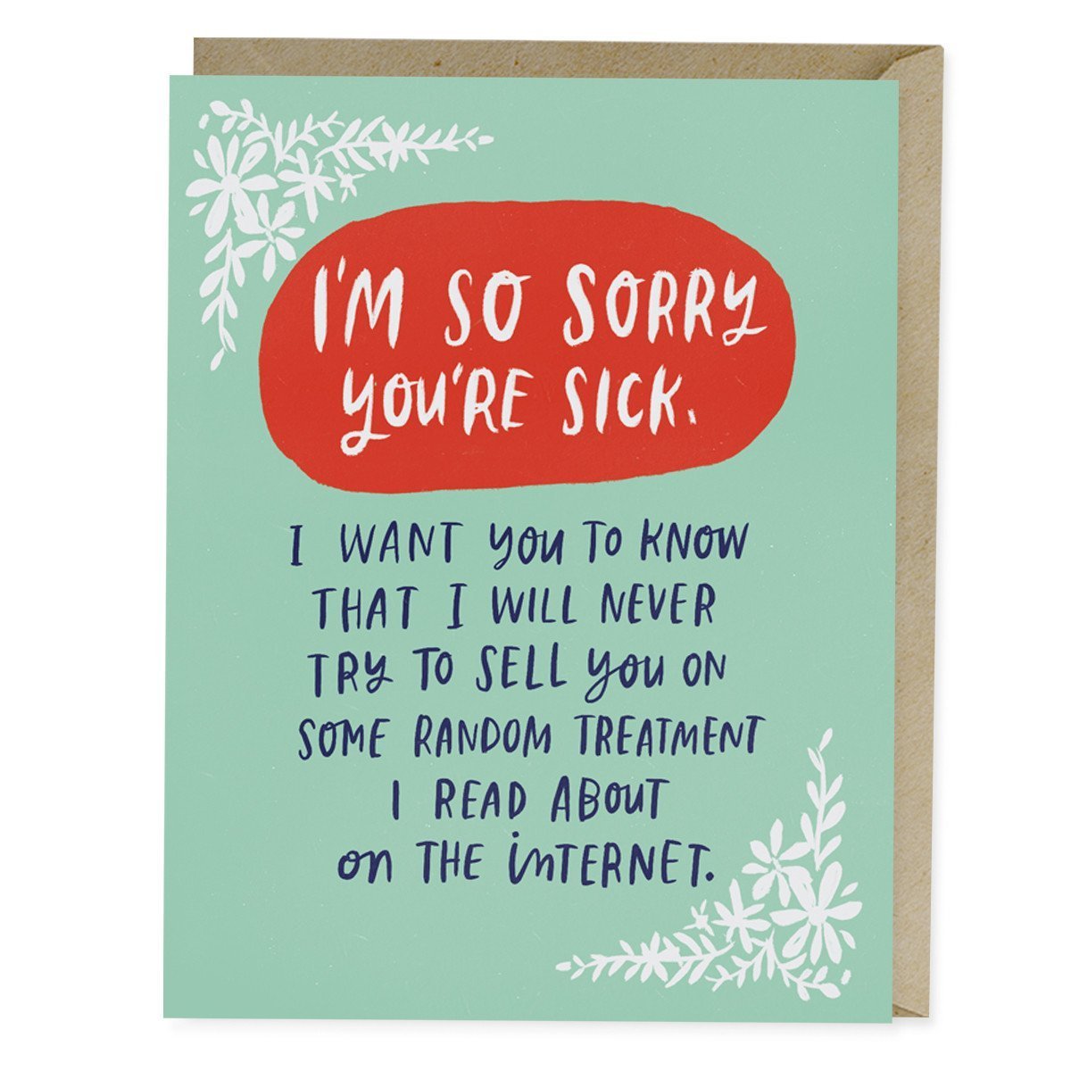 Random Treatment on the Internet Greeting Card